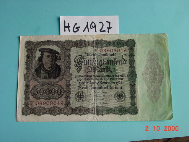 Banknote (50.000 Mark)